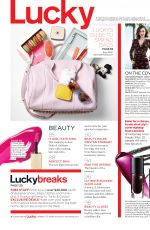 LILY COLLINS in Lucky Magazine, April 2014 Issue