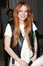 LINDSAY LOHAN at 2014 Coachella Music and Arts Festival in Indio