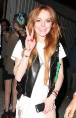 LINDSAY LOHAN at 2014 Coachella Music and Arts Festival in Indio