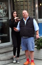 LIV TYLER on the Set of The High Road at the Square Diner in New York