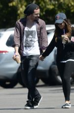 LUCY HALE and Joel Crouse Out and About in Los Angeles