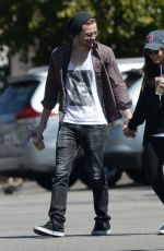 LUCY HALE and Joel Crouse Out and About in Los Angeles