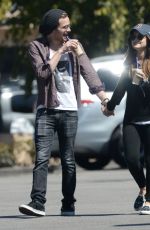 LUCY HALE and Joel Crouse Out and About in Los Angeles