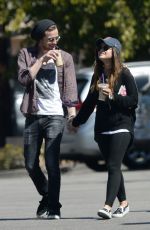 LUCY HALE and Joel Crouse Out and About in Los Angeles