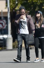 LUCY HALE and Joel Crouse Out and About in Los Angeles