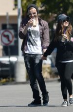 LUCY HALE and Joel Crouse Out and About in Los Angeles