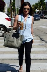LUCY HALE Out and About in West Hollywood 