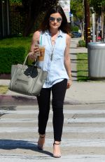 LUCY HALE Out and About in West Hollywood 