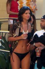 LUCY MECKLENBURGH in Bikini at a Pool in Las Vegas