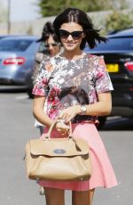 LUCY MECKLENBURGH in Short Skirt Out to Lunch