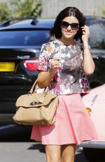 LUCY MECKLENBURGH in Short Skirt Out to Lunch