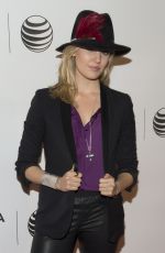 MAGGIE GRACE at Loitering with Intent Premiere at Tribeca Film Festival