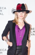 MAGGIE GRACE at Loitering with Intent Premiere at Tribeca Film Festival