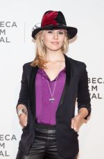 MAGGIE GRACE at Loitering with Intent Premiere at Tribeca Film Festival