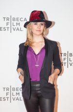 MAGGIE GRACE at Loitering with Intent Premiere at Tribeca Film Festival