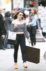 MAISIE WILLIAMS and SOPHIE TURNER Out Shopping in Paris