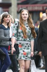 MAISIE WILLIAMS and SOPHIE TURNER Out Shopping in Paris