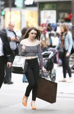 MAISIE WILLIAMS and SOPHIE TURNER Out Shopping in Paris