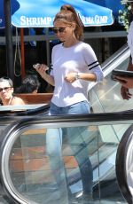 MARIA MENOUNOS in Jeans Out and About in Hollywood