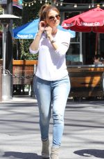 MARIA MENOUNOS in Jeans Out and About in Hollywood
