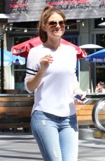 MARIA MENOUNOS in Jeans Out and About in Hollywood