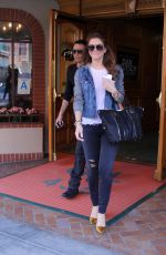 MARIA MENOUNOS in Jeans Out and About in Los Angeles