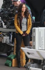 MEGAN FOX at Teenage Mutant Ninja Turtles Set in Los Angeles