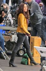 MEGAN FOX at Teenage Mutant Ninja Turtles Set in Los Angeles
