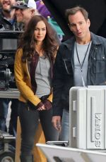 MEGAN FOX at Teenage Mutant Ninja Turtles Set in Los Angeles