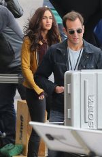 MEGAN FOX at Teenage Mutant Ninja Turtles Set in Los Angeles