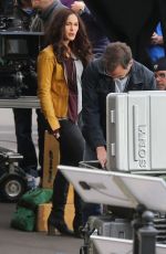 MEGAN FOX at Teenage Mutant Ninja Turtles Set in Los Angeles