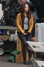 MEGAN FOX at Teenage Mutant Ninja Turtles Set in Los Angeles