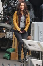 MEGAN FOX at Teenage Mutant Ninja Turtles Set in Los Angeles