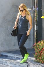 MENA SUVARI in Tights Out and About in Beverly Hills