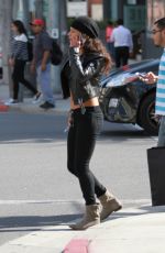 MICHELLE RODRIGUEZ in Tights Out for Shopping