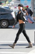MICHELLE RODRIGUEZ in Tights Out for Shopping