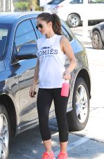MINKA KELLY Arrives at a Gym in Los Angeles