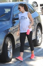 MINKA KELLY Arrives at a Gym in Los Angeles