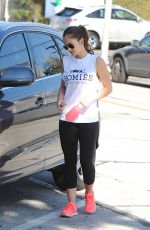 MINKA KELLY Arrives at a Gym in Los Angeles