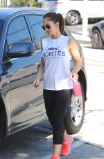 MINKA KELLY Arrives at a Gym in Los Angeles