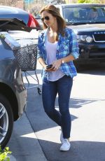 MINKA KELLY Shopping at Bed, Bath & Beyond in Studio City