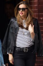 MIRANDA KERR at a Commercial Photoshoot in New York