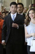 MIRANDA KERR at Reebok Skyscape Launch Ceremony