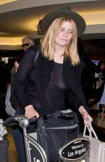 MISCHA BARTON at LAX Airport in Los Angeles