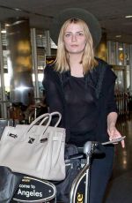 MISCHA BARTON at LAX Airport in Los Angeles