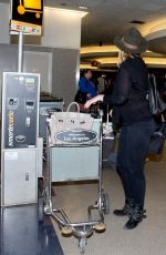 MISCHA BARTON at LAX Airport in Los Angeles