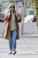 MISCHA BARTON Walks Her Fog Out in Los Angeles