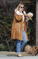MISCHA BARTON Walks Her Fog Out in Los Angeles