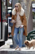 MISCHA BARTON Walks Her Fog Out in Los Angeles