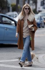 MISCHA BARTON Walks Her Fog Out in Los Angeles